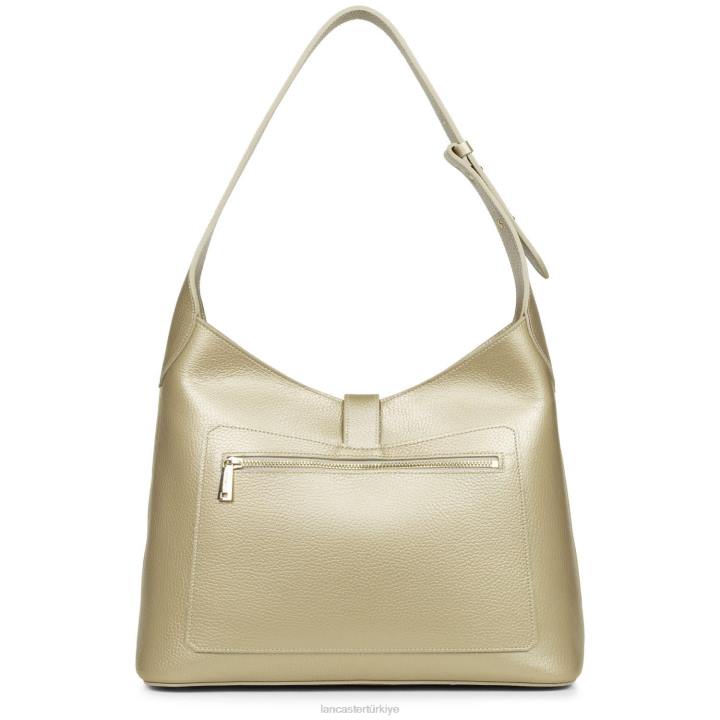 kadınlar büyük berduş çantası foulonne çift kanca çıplak şampanya Lancaster Paris çanta H0LP2882