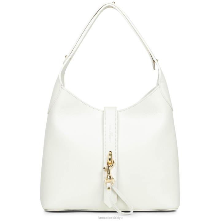 kadınlar m hobo çanta foulonne çift kanca blanc casse-in-çıplak Lancaster Paris çanta H0LP2957