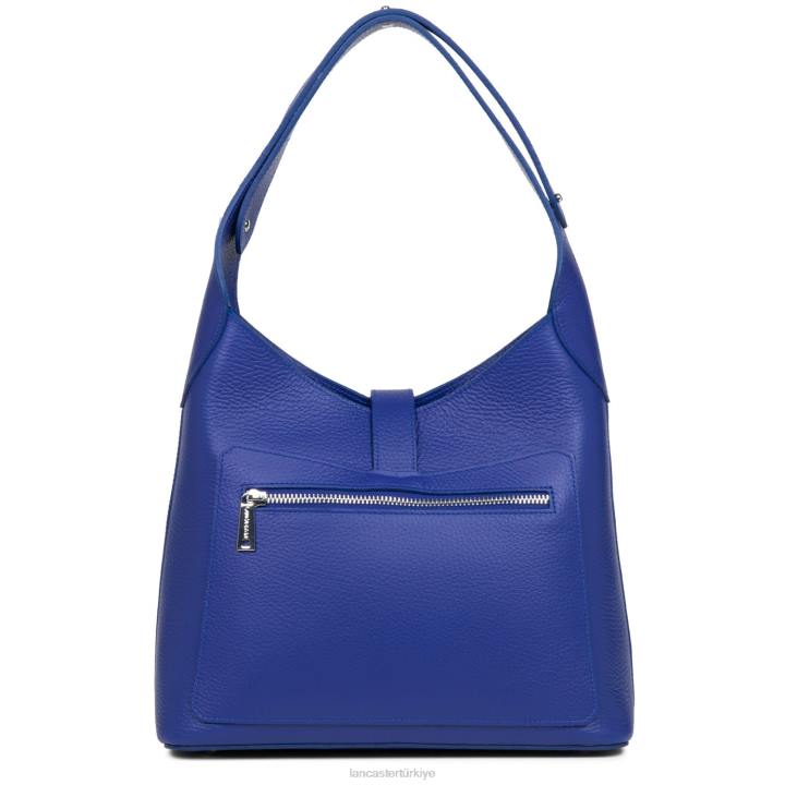 kadınlar m hobo çanta foulonne çift kanca bleu electrique-in-vert Lancaster Paris çanta H0LP2954