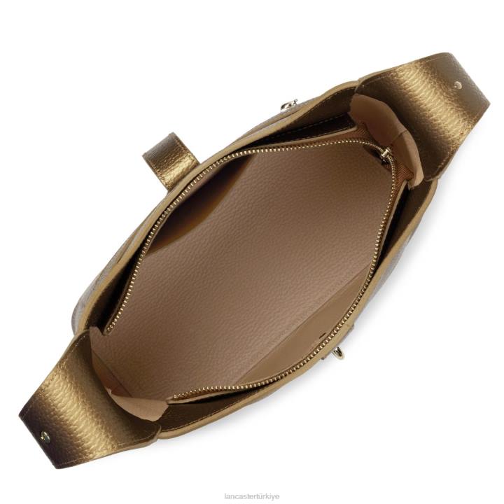 kadınlar m hobo çanta foulonne çift kanca doğaüstü altın Lancaster Paris çanta H0LP2955