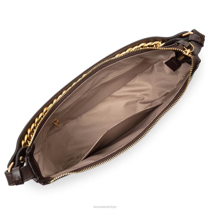 kadınlar m serseri çanta aria Marron Fonce Lancaster Paris çanta H0LP3219