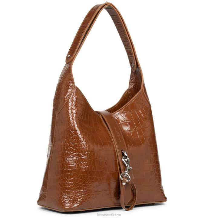 kadınlar serseri çanta egzotik timsah fr karamel Lancaster Paris çanta H0LP4418