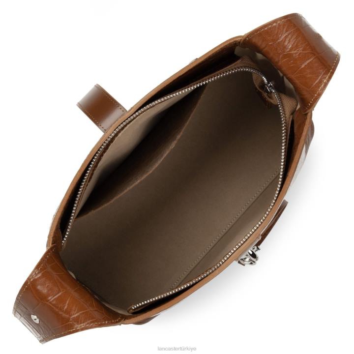 kadınlar serseri çanta egzotik timsah fr karamel Lancaster Paris çanta H0LP4418