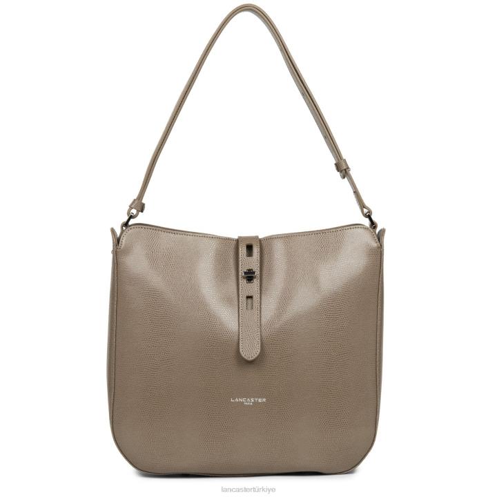 kadınlar serseri çanta lucertola boz kahverengi Lancaster Paris çanta H0LP4168
