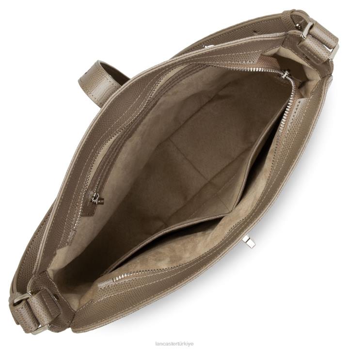 kadınlar serseri çanta lucertola boz kahverengi Lancaster Paris çanta H0LP4168