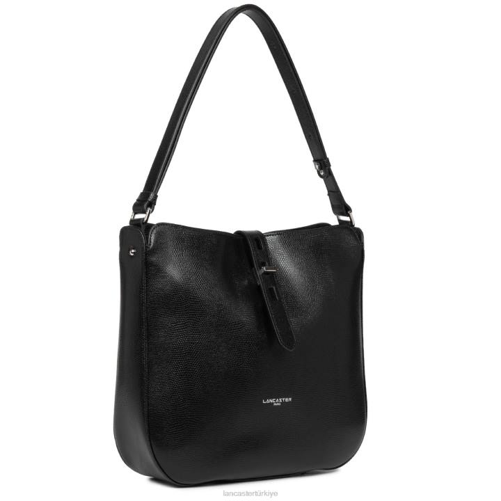 kadınlar serseri çanta lucertola kara Lancaster Paris çanta H0LP4166