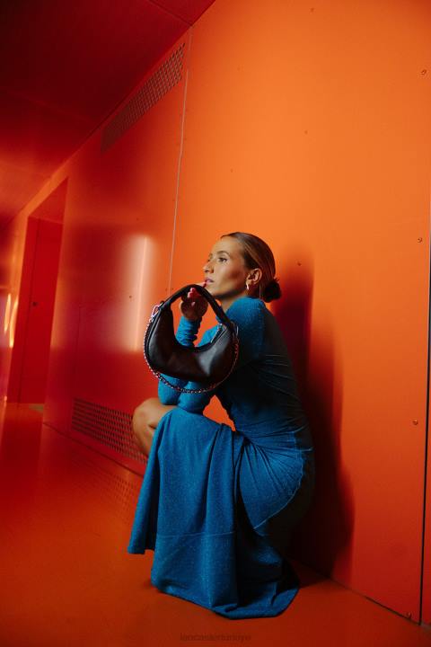 kadınlar serseri çanta noholita gecesi kara Lancaster Paris çanta H0LP875