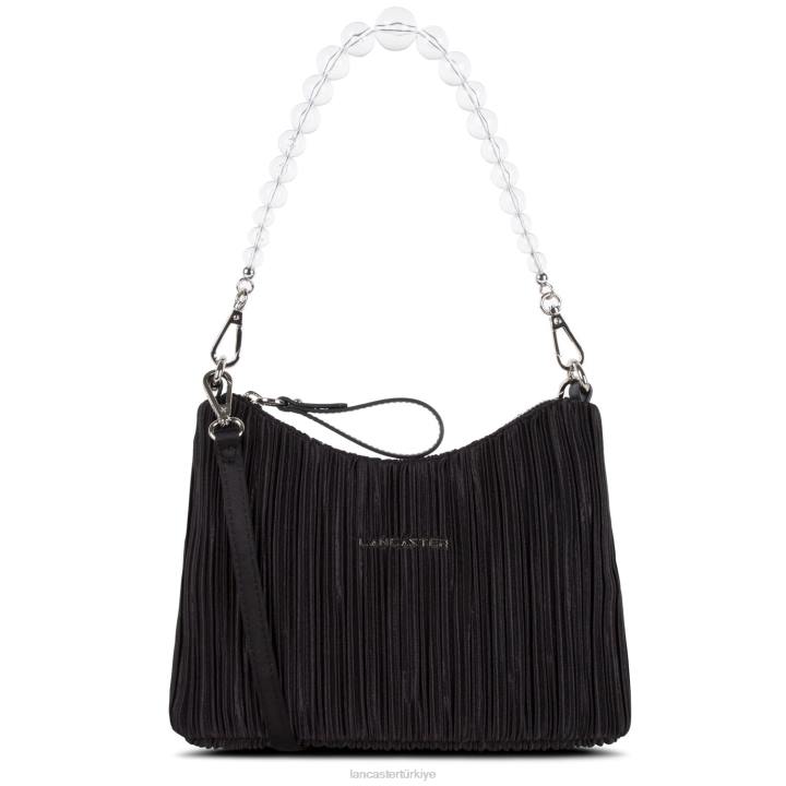 kadınlar serseri çanta töreni saten örtüsü kara Lancaster Paris çanta H0LP4448
