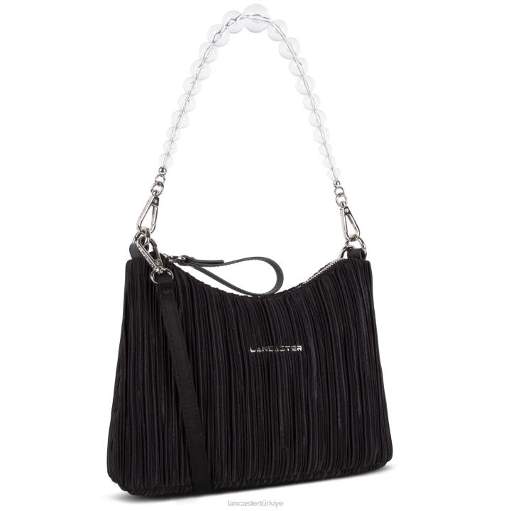 kadınlar serseri çanta töreni saten örtüsü kara Lancaster Paris çanta H0LP4448