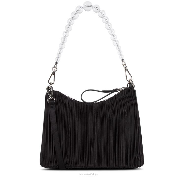 kadınlar serseri çanta töreni saten örtüsü kara Lancaster Paris çanta H0LP4448