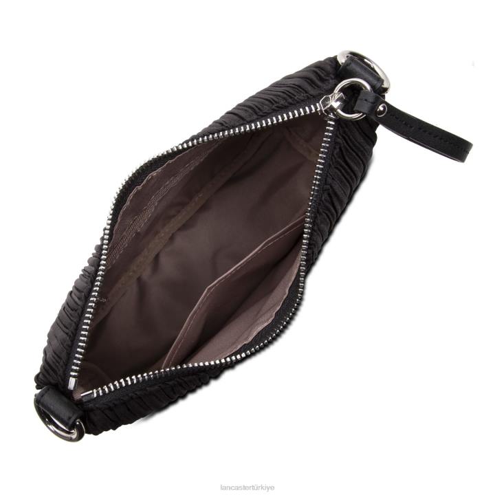 kadınlar serseri çanta töreni saten örtüsü kara Lancaster Paris çanta H0LP4448