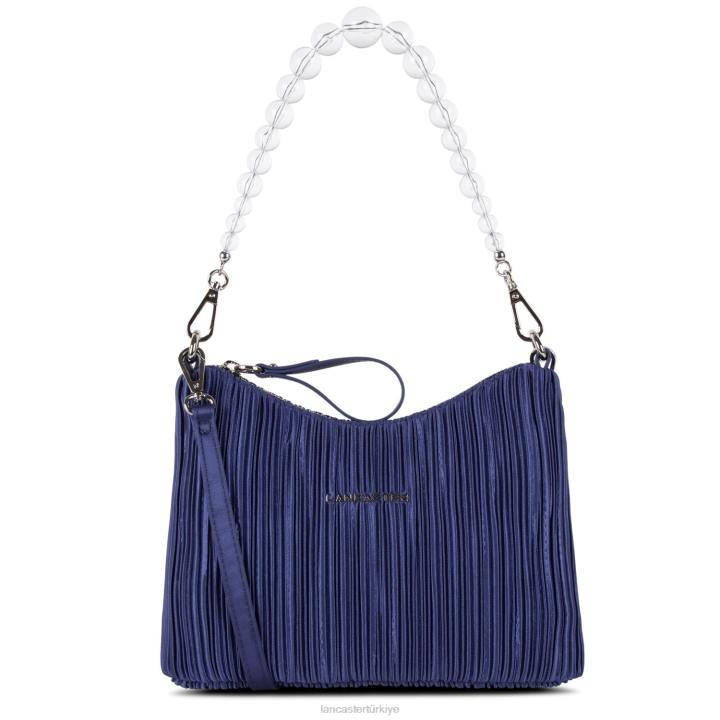 kadınlar serseri çanta töreni saten örtüsü mavi fonce Lancaster Paris çanta H0LP4449