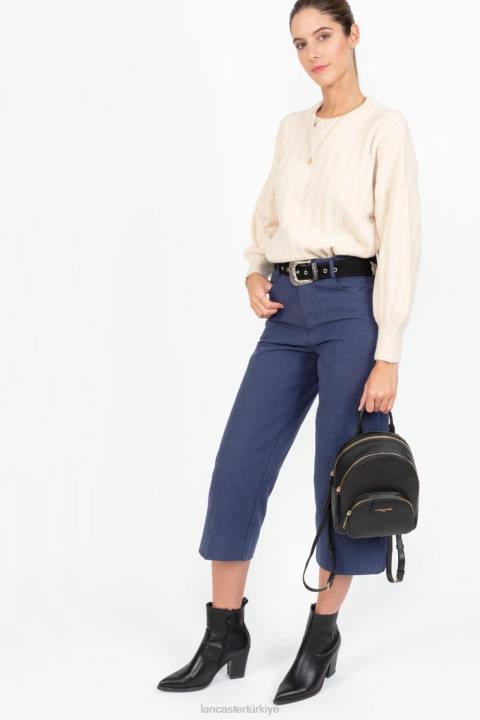 kadınlar küçük sırt çantası kumul kara Lancaster Paris çanta H0LP4607