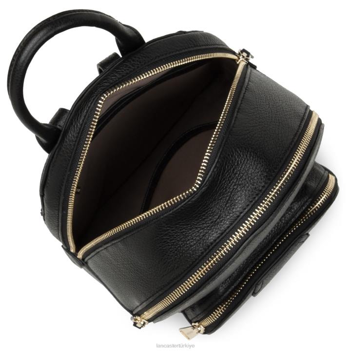 kadınlar küçük sırt çantası kumul kara Lancaster Paris çanta H0LP4607