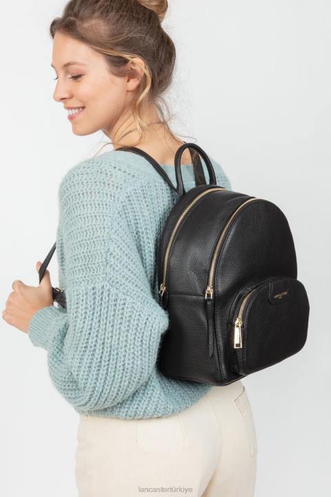 kadınlar m sırt çantası kumul kara Lancaster Paris çanta H0LP4616