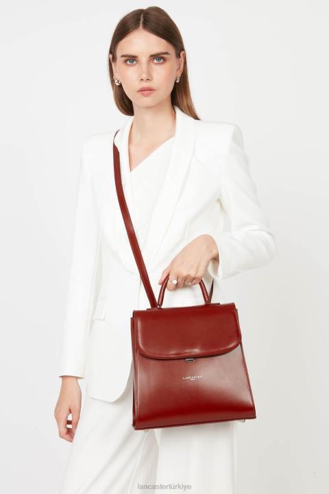 kadınlar sırt çantası bile tatlı kırmızı Lancaster Paris çanta H0LP4570