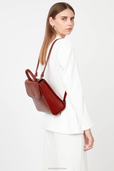 kadınlar sırt çantası bile tatlı kırmızı Lancaster Paris çanta H0LP4570