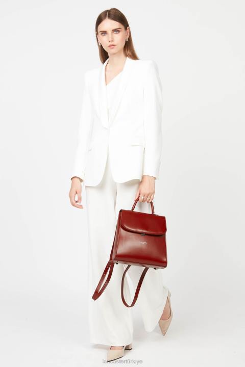 kadınlar sırt çantası bile tatlı kırmızı Lancaster Paris çanta H0LP4570