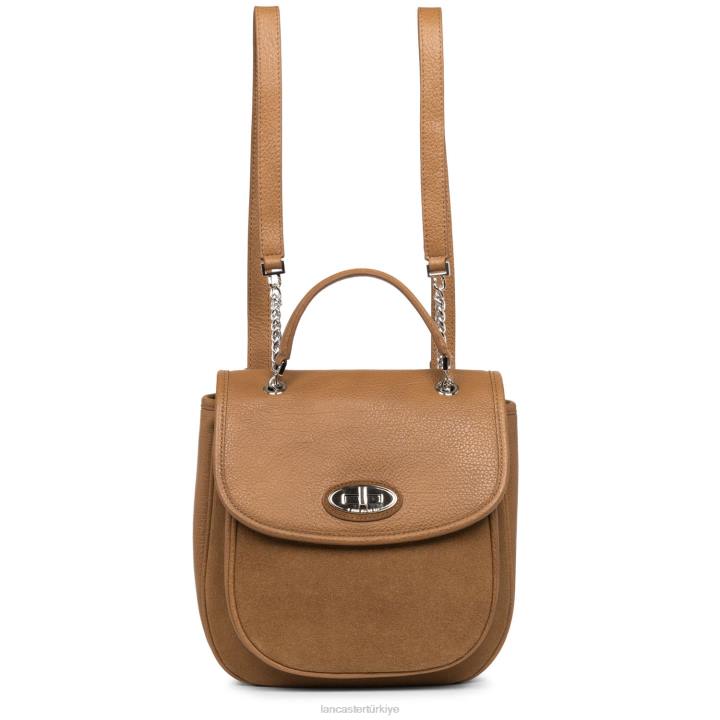 kadınlar sırt çantası dune bi janis deve Lancaster Paris çanta H0LP4628