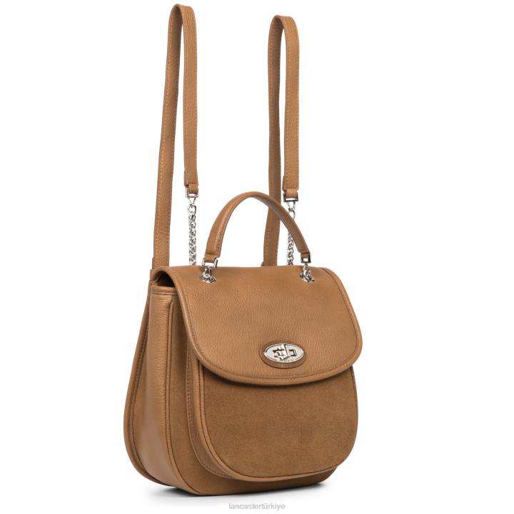 kadınlar sırt çantası dune bi janis deve Lancaster Paris çanta H0LP4628