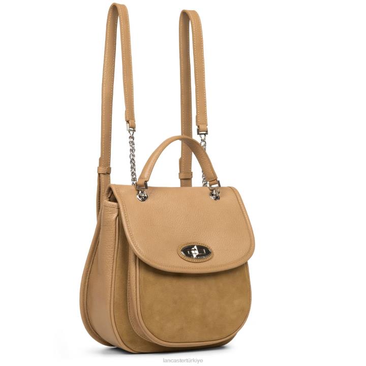kadınlar sırt çantası dune bi janis doğal Lancaster Paris çanta H0LP4627
