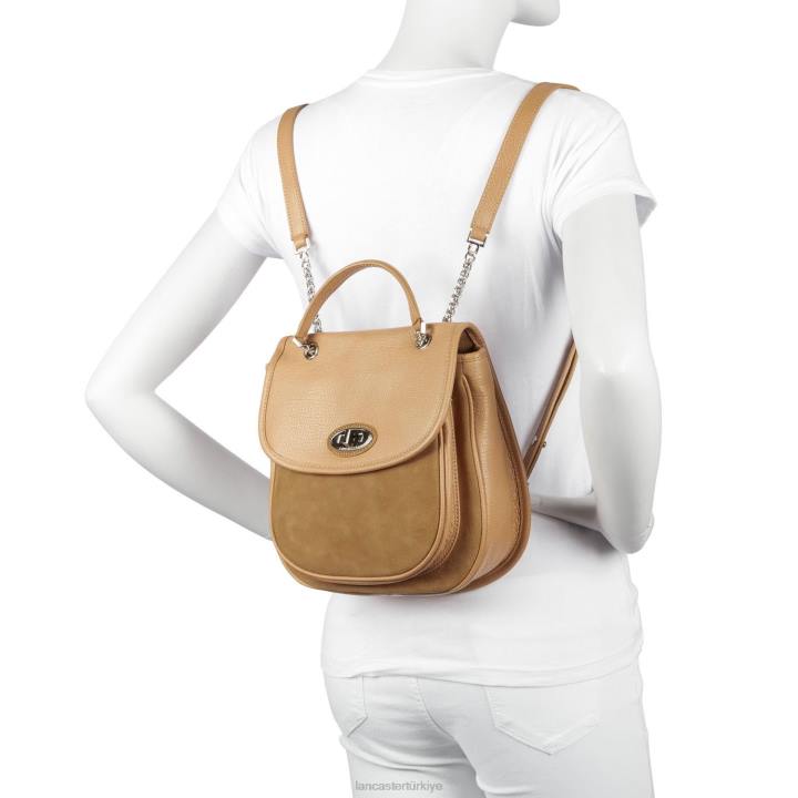 kadınlar sırt çantası dune bi janis doğal Lancaster Paris çanta H0LP4627
