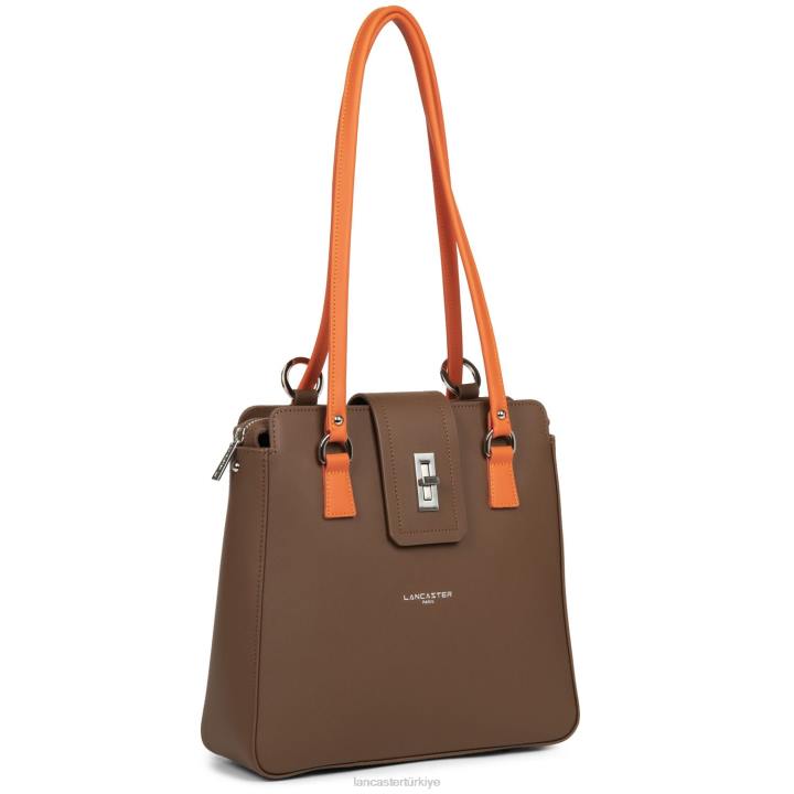 kadınlar sırt çantası şehir mae vison-turuncu Lancaster Paris çanta H0LP4654