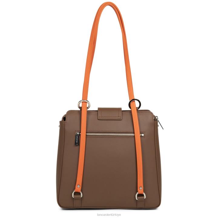 kadınlar sırt çantası şehir mae vison-turuncu Lancaster Paris çanta H0LP4654