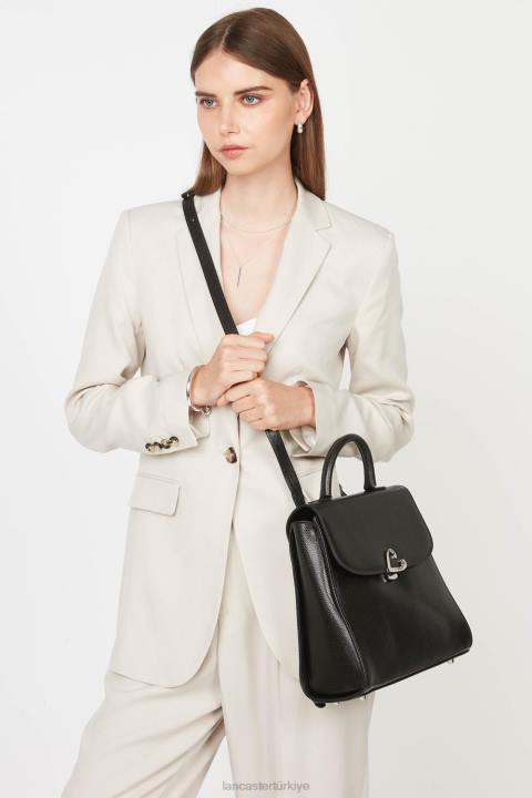 kadınlar sırt çantası kara Lancaster Paris çanta H0LP4624