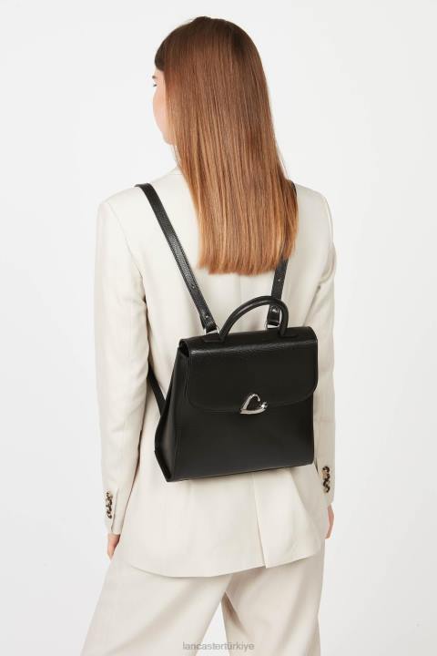 kadınlar sırt çantası kara Lancaster Paris çanta H0LP4624