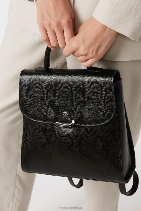 kadınlar sırt çantası kara Lancaster Paris çanta H0LP4624