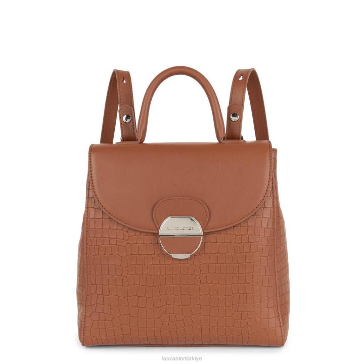 kadınlar sırt çantası konyak timsahı Lancaster Paris çanta H0LP4567