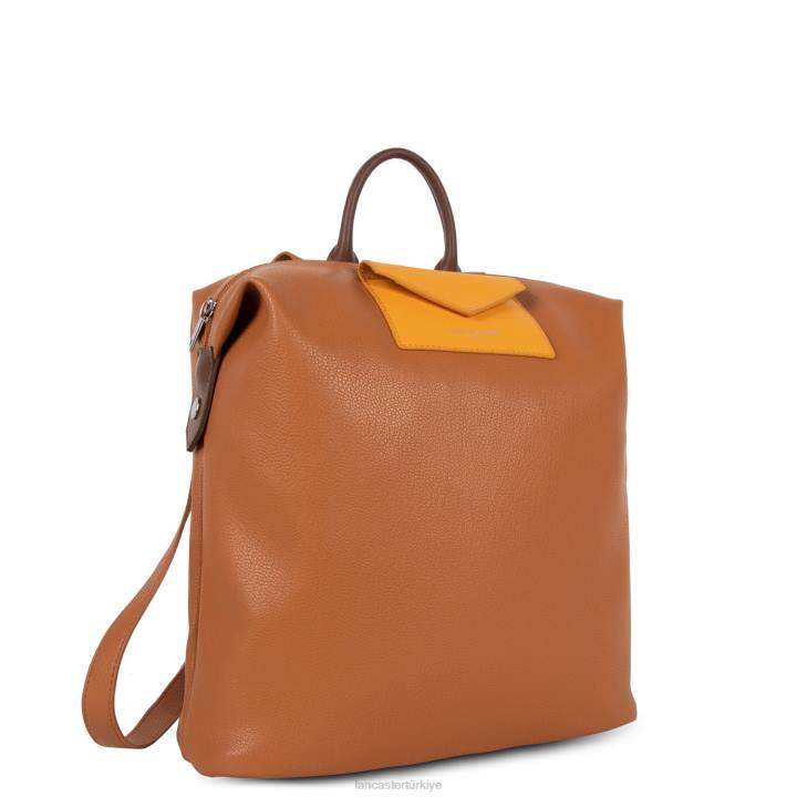 kadınlar sırt çantası maya altın sarısı vison Lancaster Paris çanta H0LP4633