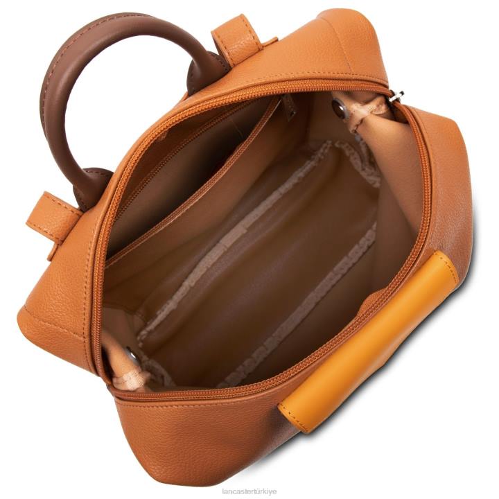 kadınlar sırt çantası maya altın sarısı vison Lancaster Paris çanta H0LP4633