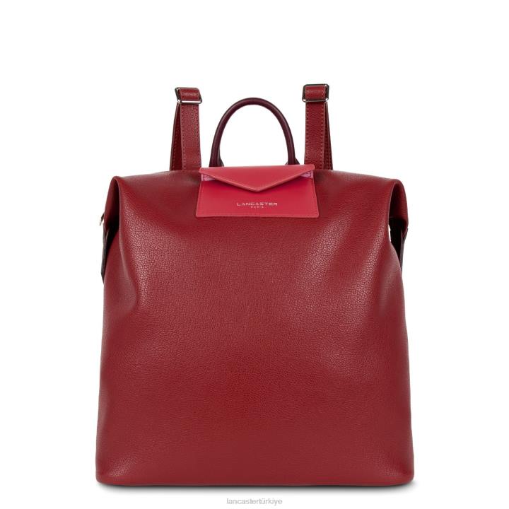kadınlar sırt çantası maya carmin-framboise-pourpre Lancaster Paris çanta H0LP4635