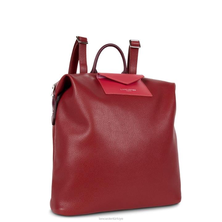 kadınlar sırt çantası maya carmin-framboise-pourpre Lancaster Paris çanta H0LP4635