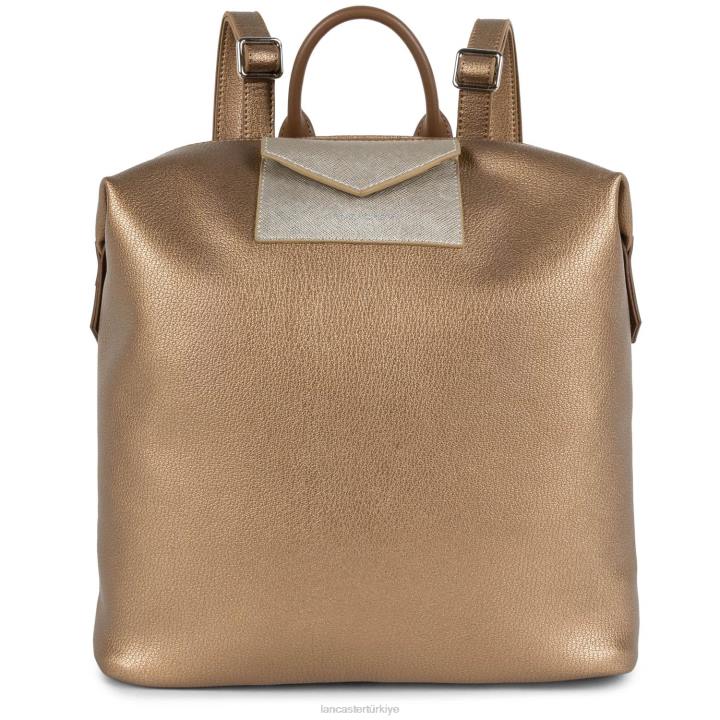 kadınlar sırt çantası maya cuivre-şampanya-vison Lancaster Paris çanta H0LP4643