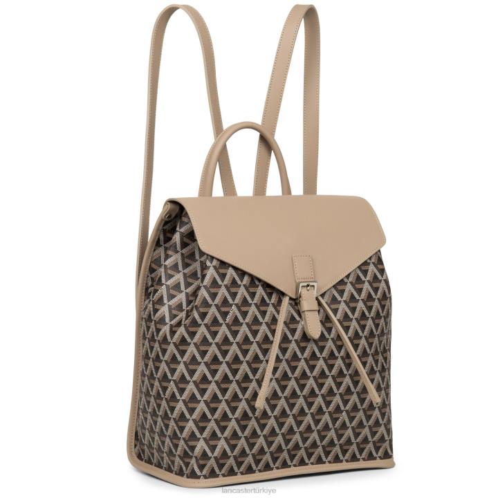 kadınlar sırt çantası simgesi kestane rengi çıplak Lancaster Paris çanta H0LP4574