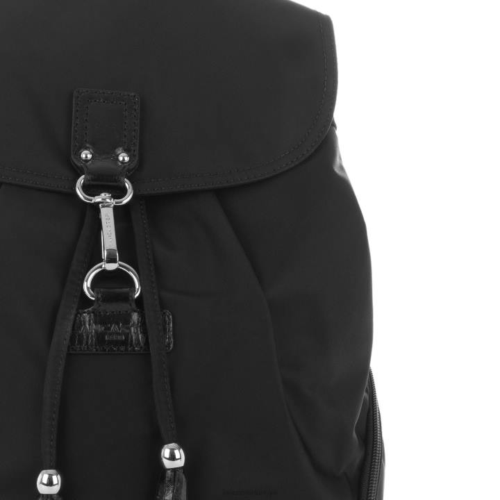 kadınlar sırt çantası temel ponpon kara Lancaster Paris çanta H0LP4583