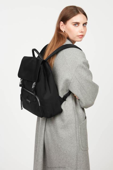 kadınlar sırt çantası temel premium kara Lancaster Paris çanta H0LP4601